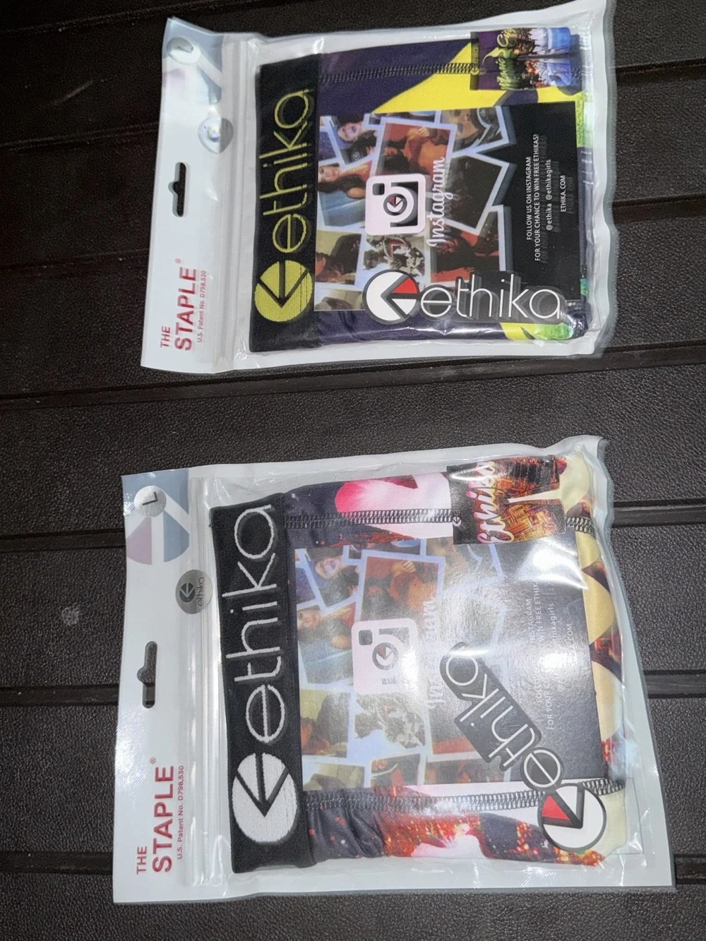 ethika Multicolor Graphic Boxers Large 2pack